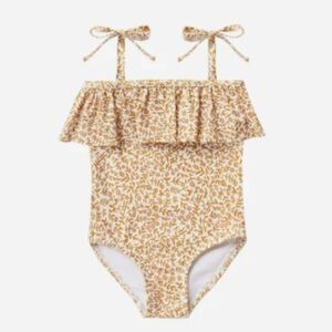 Rylee and Cru Marigold Ruffle Toddler Girl Bathing Suit 🌼